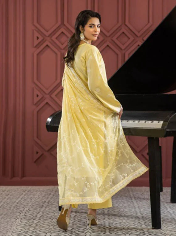 Saffron by Azam Arts Lawn Collection 2026 Vol-01 (D-2113)