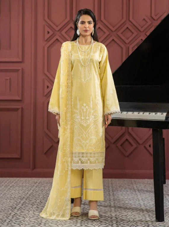 Saffron by Azam Arts Lawn Collection 2026 Vol-01 (D-2113)