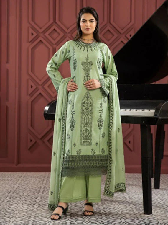 Saffron by Azam Arts Lawn Collection 2026 Vol-01 (D-2114)