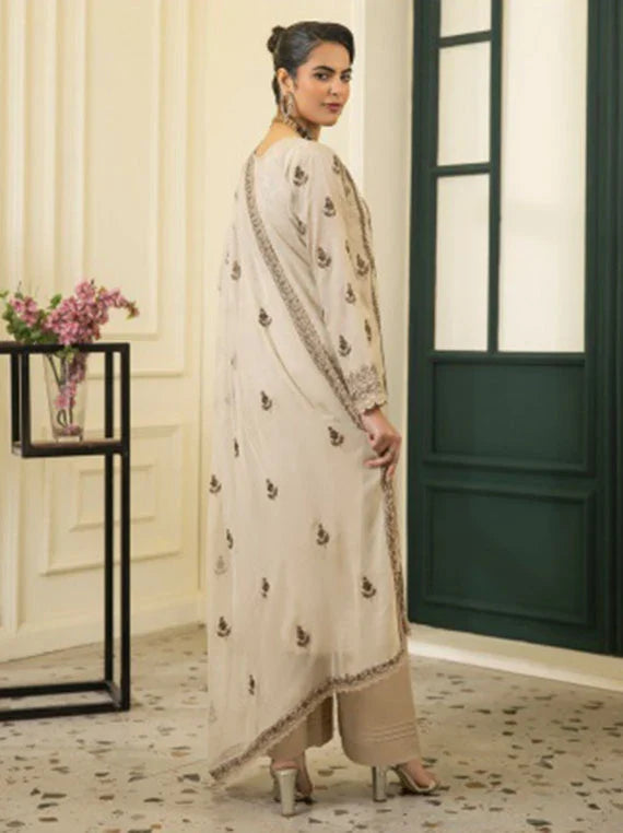 Saffron by Azam Arts Lawn Collection 2026 Vol-01 (D-2117)