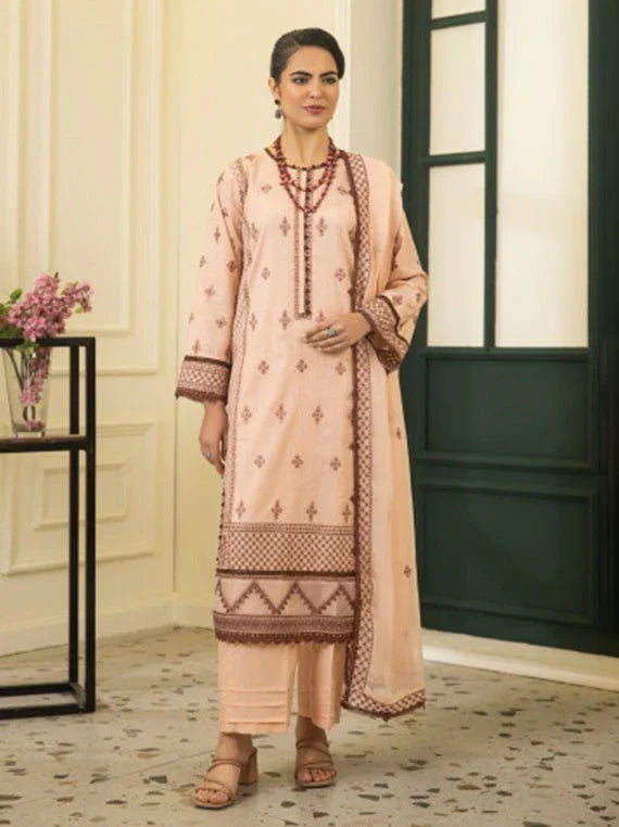 Saffron by Azam Arts Lawn Collection 2026 Vol-01 (D-2118)