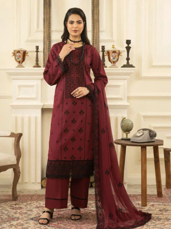 Saffron by Azam Arts Lawn Collection 2026 Vol-01 (D-2119)