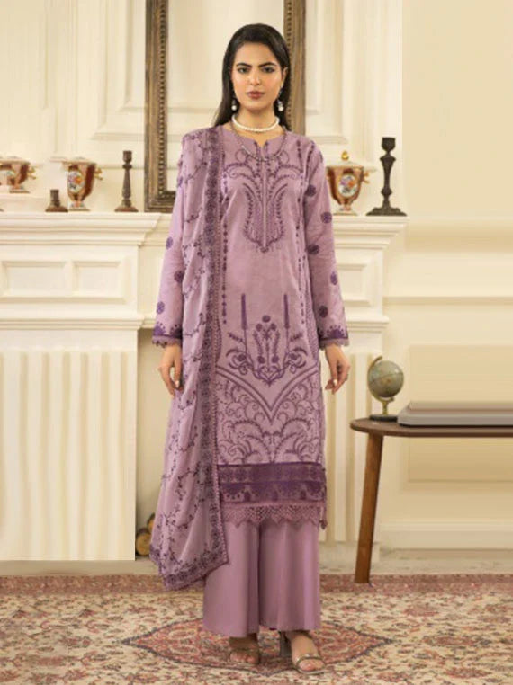 Saffron by Azam Arts Lawn Collection 2026 Vol-01 (D-2120)