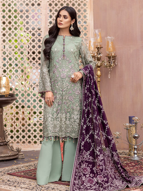 Flossie Festive Embroidered Unstitched Collection'26 (FE-308)