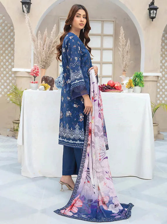 Sahil Bahar Lawn Collection 2025 By Abisha Fabrics (D-03)
