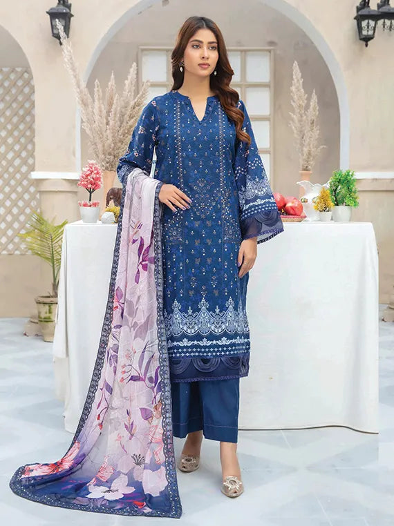 Sahil Bahar Lawn Collection 2025 By Abisha Fabrics (D-03)