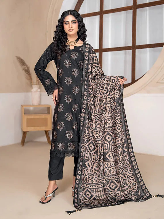 Sama Embroidered Zari Wool Collection 2025 by Chawla Fabrics (D-01)