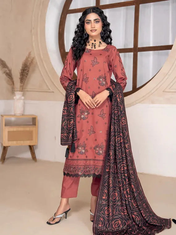 Sama Embroidered Zari Wool Collection 2025 by Chawla Fabrics (D-02)