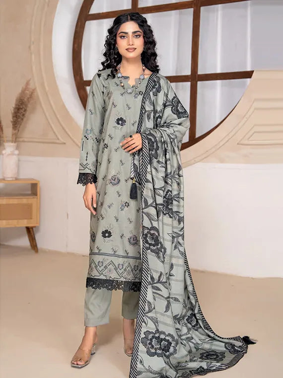 Sama Embroidered Zari Wool Collection 2025 by Chawla Fabrics (D-03)