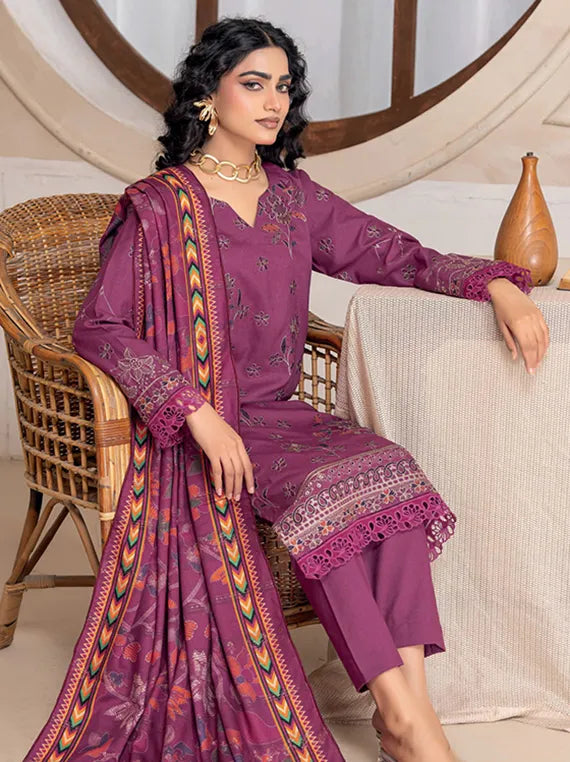 Sama Embroidered Zari Wool Collection 2025 by Chawla Fabrics (D-07)