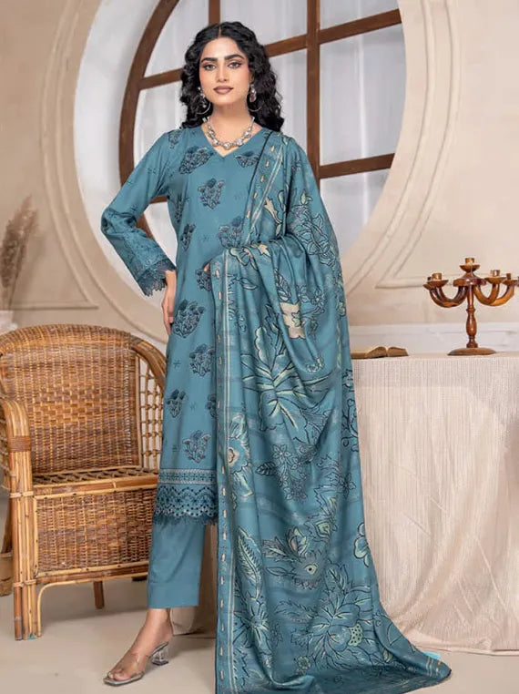 Sama Embroidered Zari Wool Collection 2025 by Chawla Fabrics (D-08)