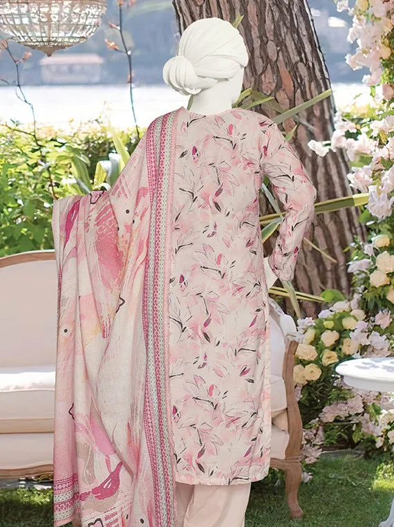 Sameeha Printed Peach Leather Collection 2025 by ABC (D-570)