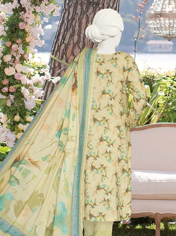 Sameeha Printed Peach Leather Collection 2025 by ABC (D-572)