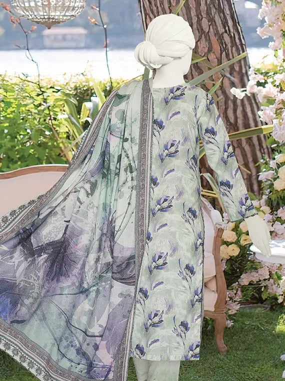 Sameeha Printed Peach Leather Collection 2025 by ABC (D-574)