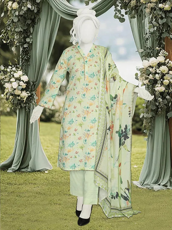 Sameeha Printed Peach Leather Collection 2025 by ABC (D-575)