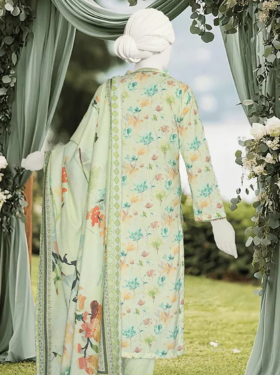 Sameeha Printed Peach Leather Collection 2025 by ABC (D-575)