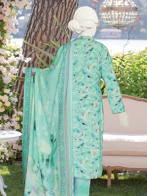 Sameeha Printed Peach Leather Collection 2025 by ABC (D-576)