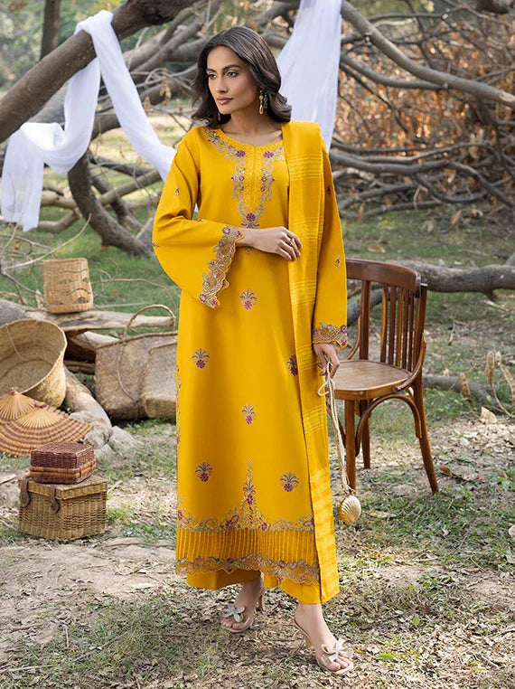 Sanam Saeed Dhanak Embroidered Collection 2026 (D-02)