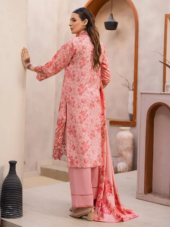 Sanam Saeed Embroidered Dhanak Collection 2026 (D-04)