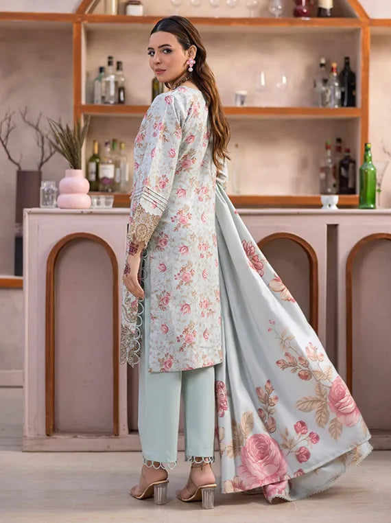 Sanam Saeed Embroidered Dhanak Collection 2026 (D-09)