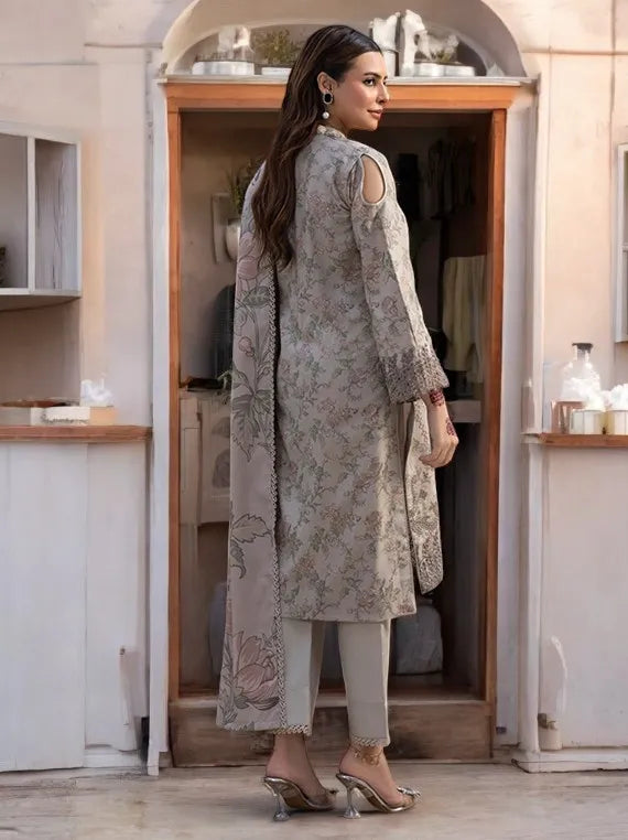 Sanam Saeed Embroidered Dhanak Collection 2026 (D-10)