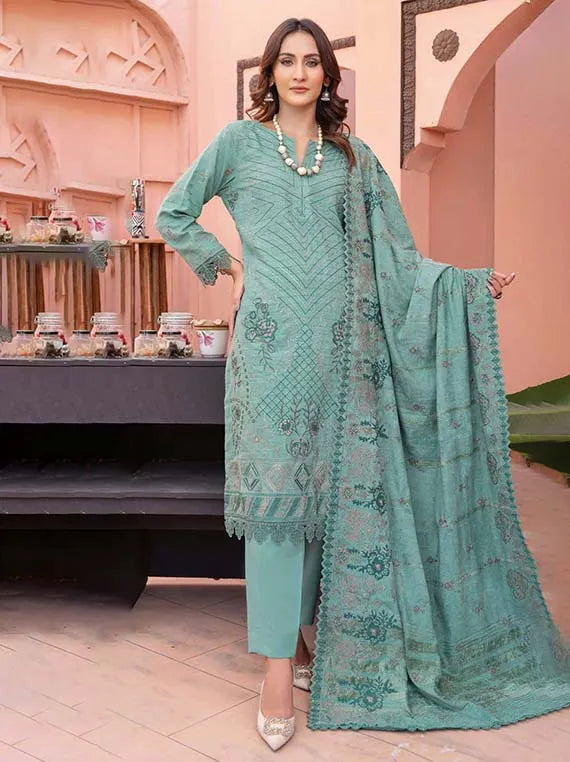 Sang E Mah Velvet Wool Collection 2024 By Riaz Arts (D-06)