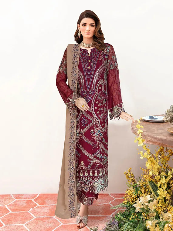 Sangeet by Ramsha Luxe Chiffon Collection 2025 Vol-02 (B-203)