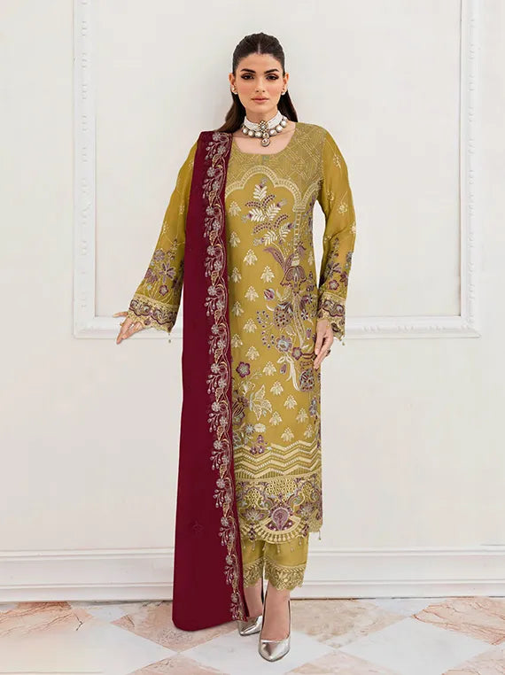 Sangeet by Ramsha Luxe Chiffon Collection 2025 Vol-02 (B-206)