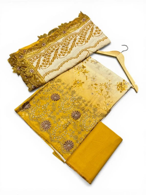 Sanober Embroidered Lawn By ABC Edit 2026 Vol-26DB22 (D-03)