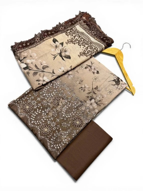 Sanober Embroidered Lawn By ABC Edit 2026 Vol-26DB22 (D-06)