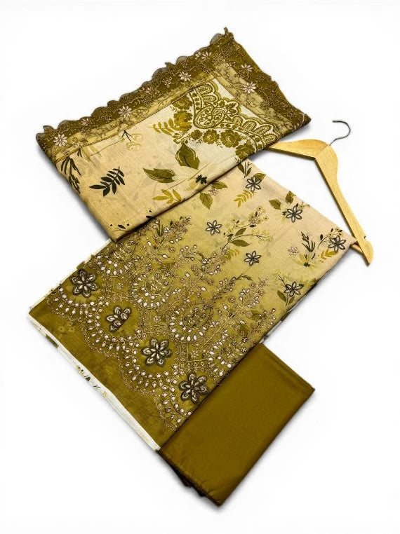 Sanober Embroidered Lawn By ABC Edit 2026 Vol-26DB22 (D-07)