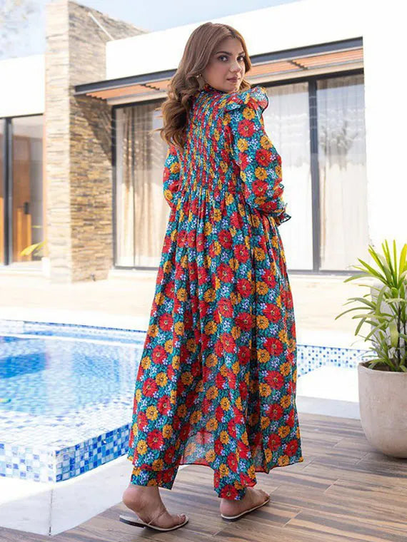 Sapna Digital Printed Lawn Collection 2025 By Sitara Textile (D-08)