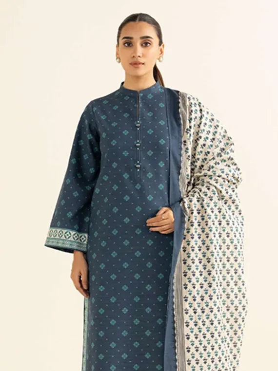 Sapphire 2pc Unstitched Khaddar Collection 2025 (U2D-DY25V8-2)
