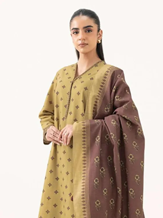 Sapphire 2pc Unstitched Khaddar Collection 2025 (U2D-DY25V8-3)