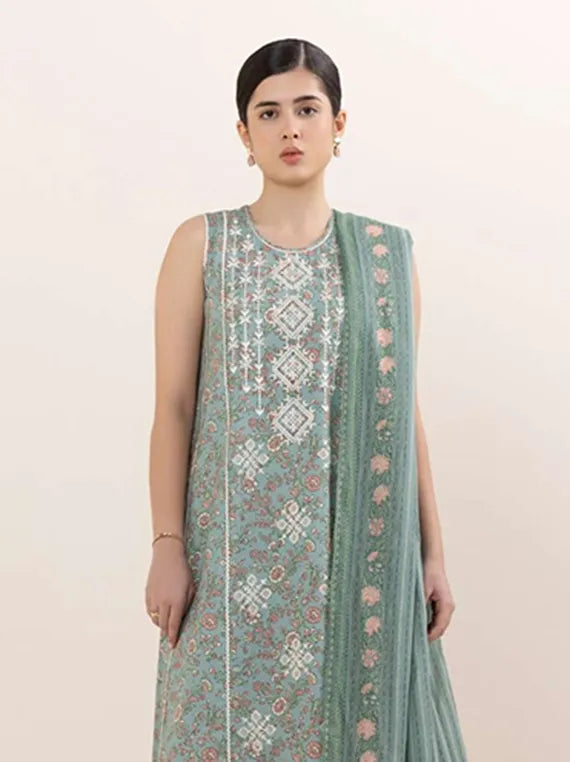 Sapphire 2pc Unstitched Khaddar Collection 2025 (U2DE-DY25V6-11)