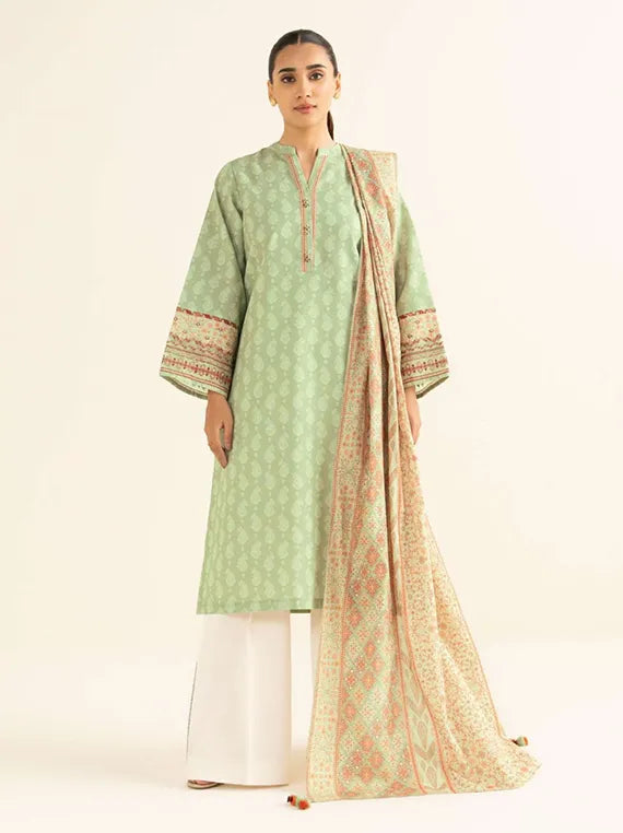 Sapphire 2pc Unstitched Khaddar Collection 2025 (U2DE-DY25V8-10)
