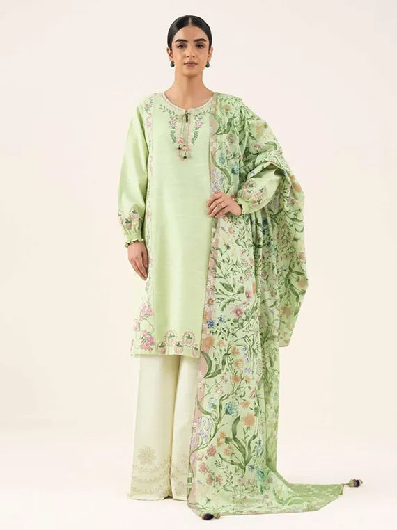 Sapphire 2pc Unstitched Khaddar Collection 2025 (U2DE-DY25V8-12)