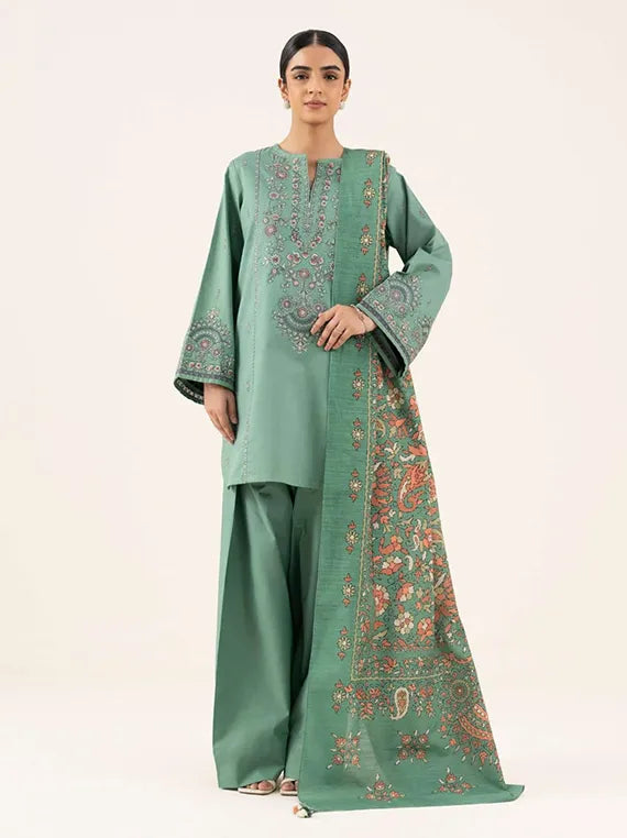 Sapphire 2pc Unstitched Khaddar Collection 2025 (U2DE-DY25V8-15)