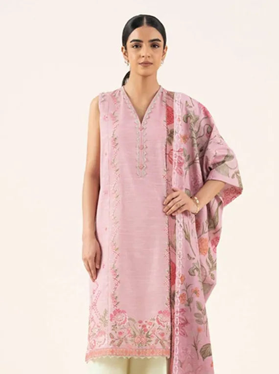 Sapphire 2pc Unstitched Khaddar Collection 2025 (U2DE-DY25V8-2)