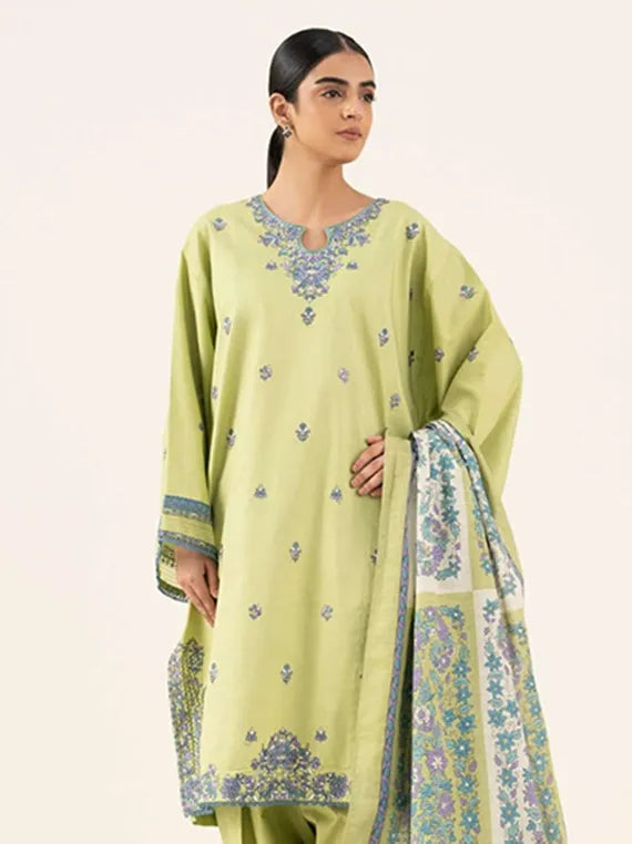 Sapphire 2pc Unstitched Khaddar Collection 2025 (U2DE-DY25V8-4)