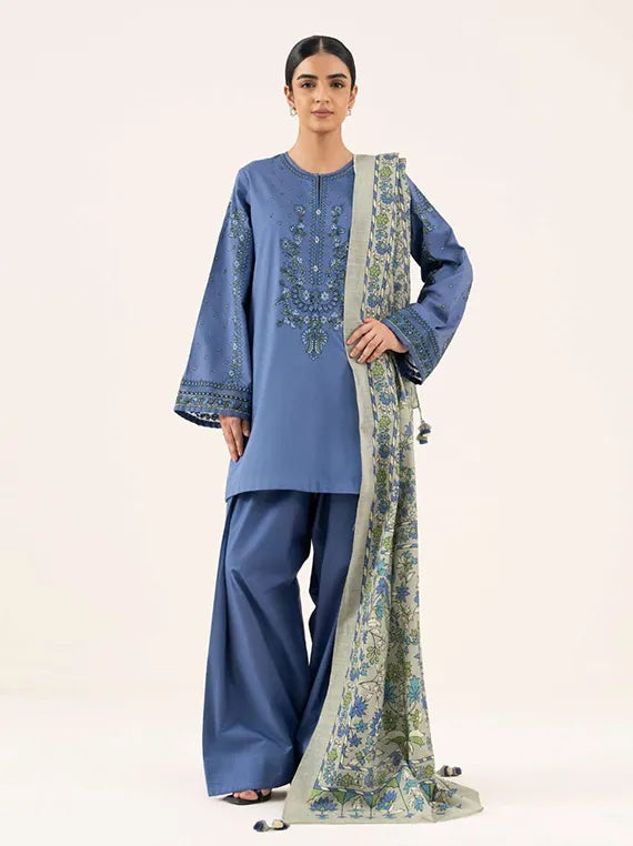 Sapphire 2pc Unstitched Khaddar Collection 2025 (U2DE-DY25V8-6)