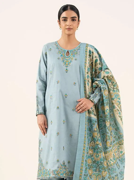 Sapphire 2pc Unstitched Khaddar Collection 2025 (U2DE-DY25V8-7)