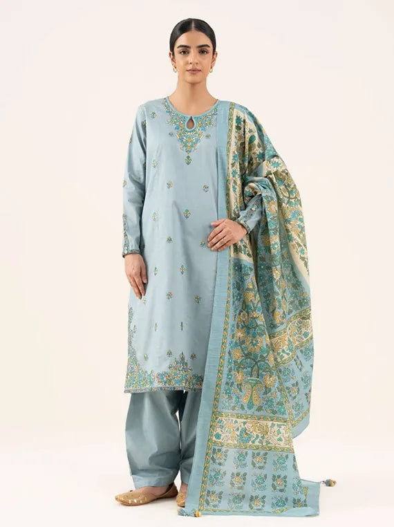 Sapphire 2pc Unstitched Khaddar Collection 2025 (U2DE-DY25V8-7)