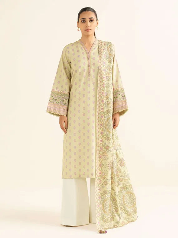 Sapphire 2pc Unstitched Khaddar Collection 2025 (U2DE-DY25V8-9)