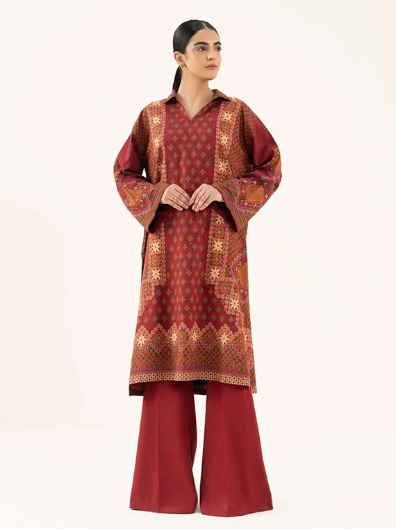 Sapphire 2pc Unstitched Khaddar Collection 2025 (U2T-DY25V8-2)