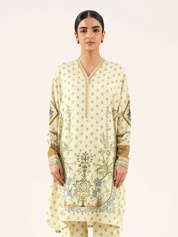 Sapphire 2pc Unstitched Khaddar Collection 2025 (U2T-DY25V8-5B)