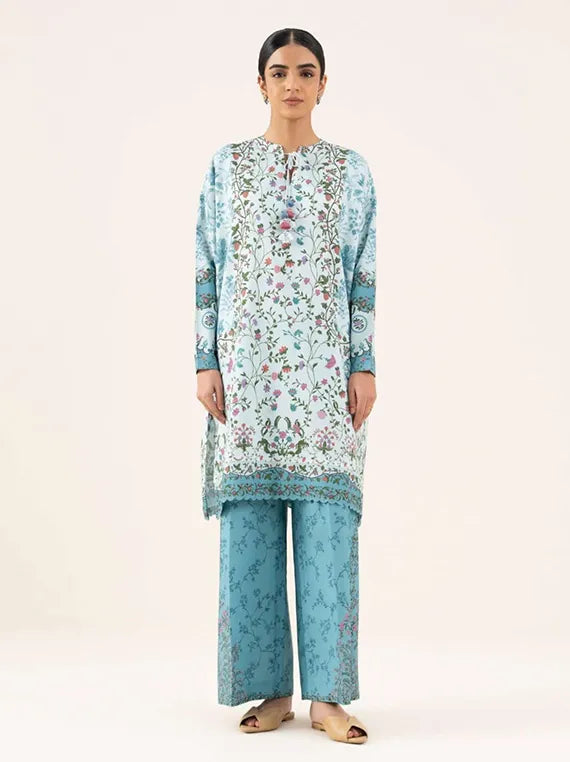 Sapphire 2pc Unstitched Khaddar Collection 2025 (U2T-DY25V8-6)