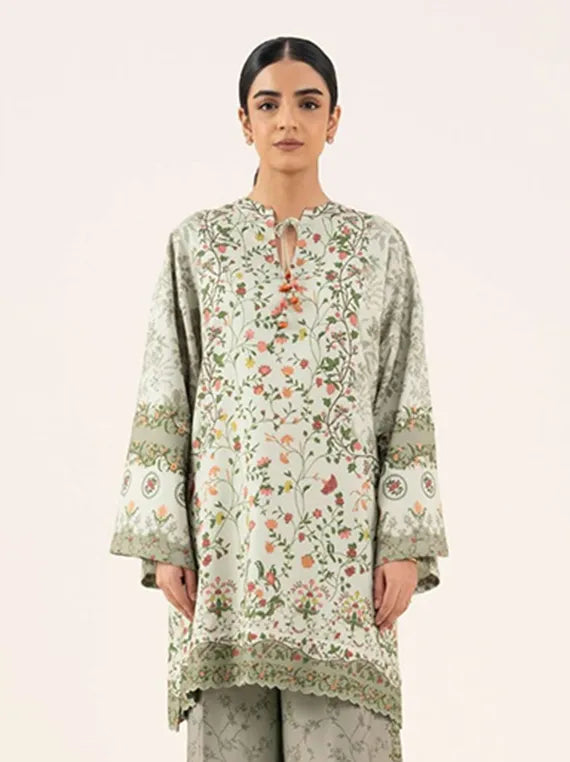 Sapphire 2pc Unstitched Khaddar Collection 2025 (U2T-DY25V8-6B)