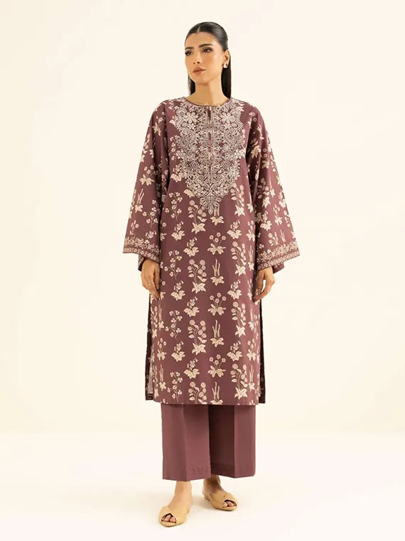 Sapphire 2pc Unstitched Khaddar Collection 2025 (U2TE-DY25V8-2)