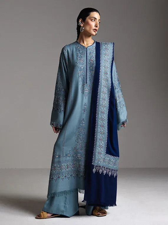 Saraab by Zara Shahjahan Unstitched Luxury Marina Collection 26 (FIROZA-D9)